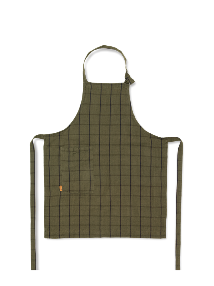 Hale Apron - Green/Black (Sample)
