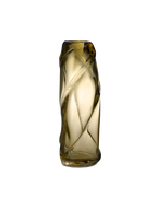 Water Swirl Vase - Tall - Light Yellow