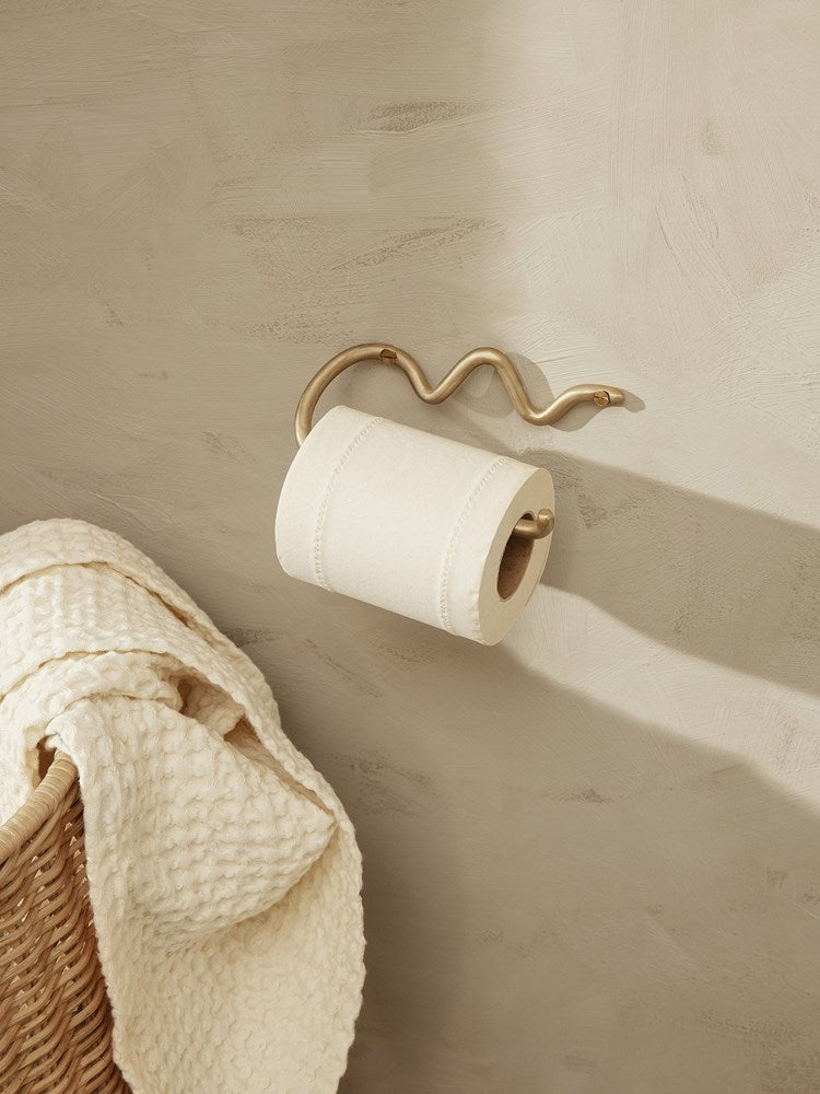 Curvature Toilet Paper Holder - Brass (Sample)