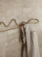 Curvature Towel Hanger - Brass (Sample)