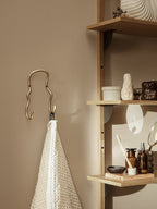 Curvature Double Hook - Brass (Sample)