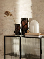 Entwine Vase - Large - Dark amber