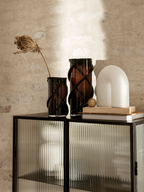 Entwine Vase - Large - Dark amber
