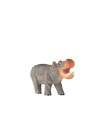 Animal Hand-carved Hippo