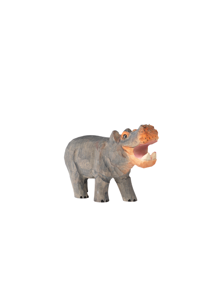 Animal Hand-carved Hippo
