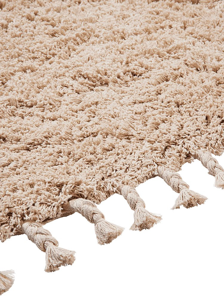 Amass Long Pile Rug - White Pepper (Sample)
