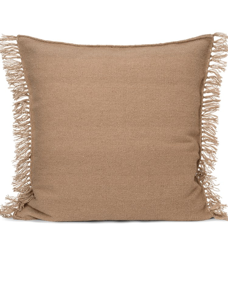 Kelim Fringe Cushion - L - Sand