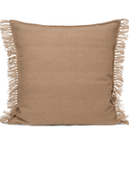 Kelim Fringe Cushion - L - Sand