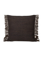 Kelim Fringe Cushion - S - Dark Melange