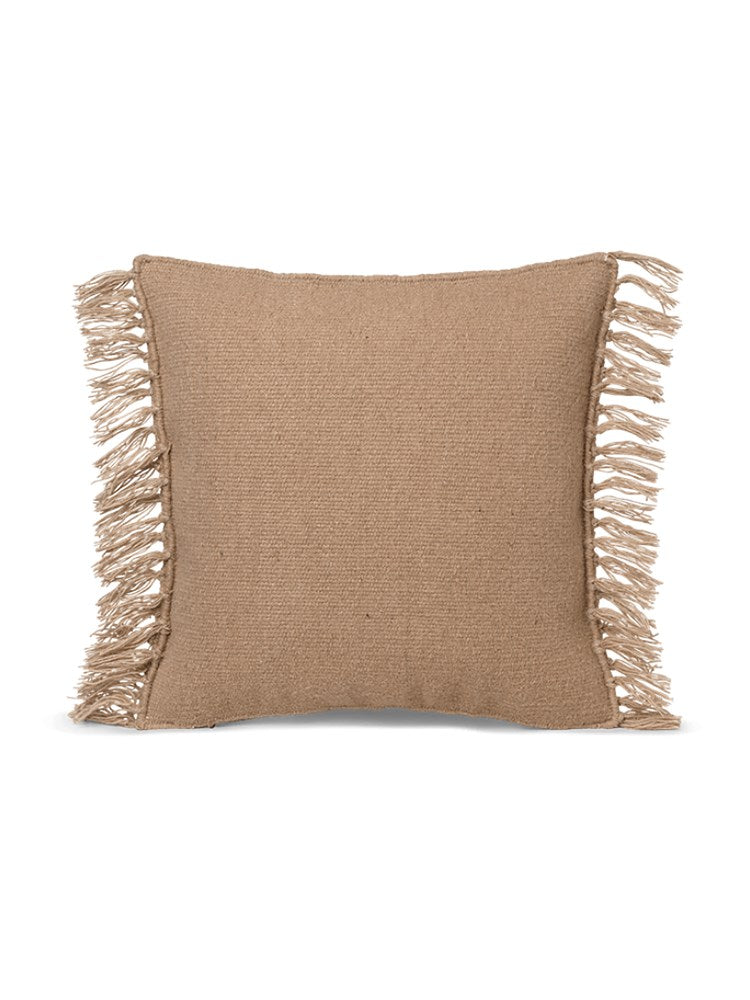Kelim Fringe Cushion - S - Sand