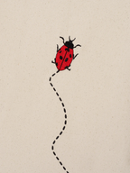 Mini Tent Ladybird Natural