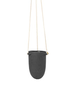 Speckle Hanging Pot Small - Dark Grey