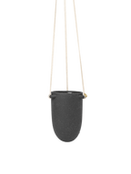 Speckle Hanging Pot Small - Dark Grey