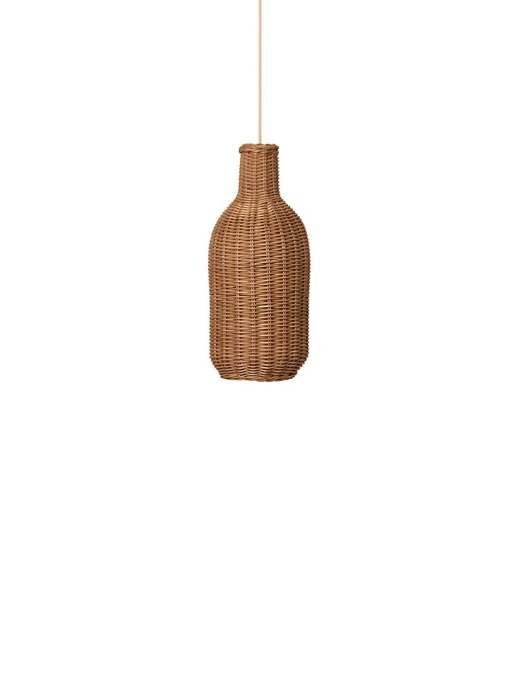 Braided Lampshade - Bottle - Natural