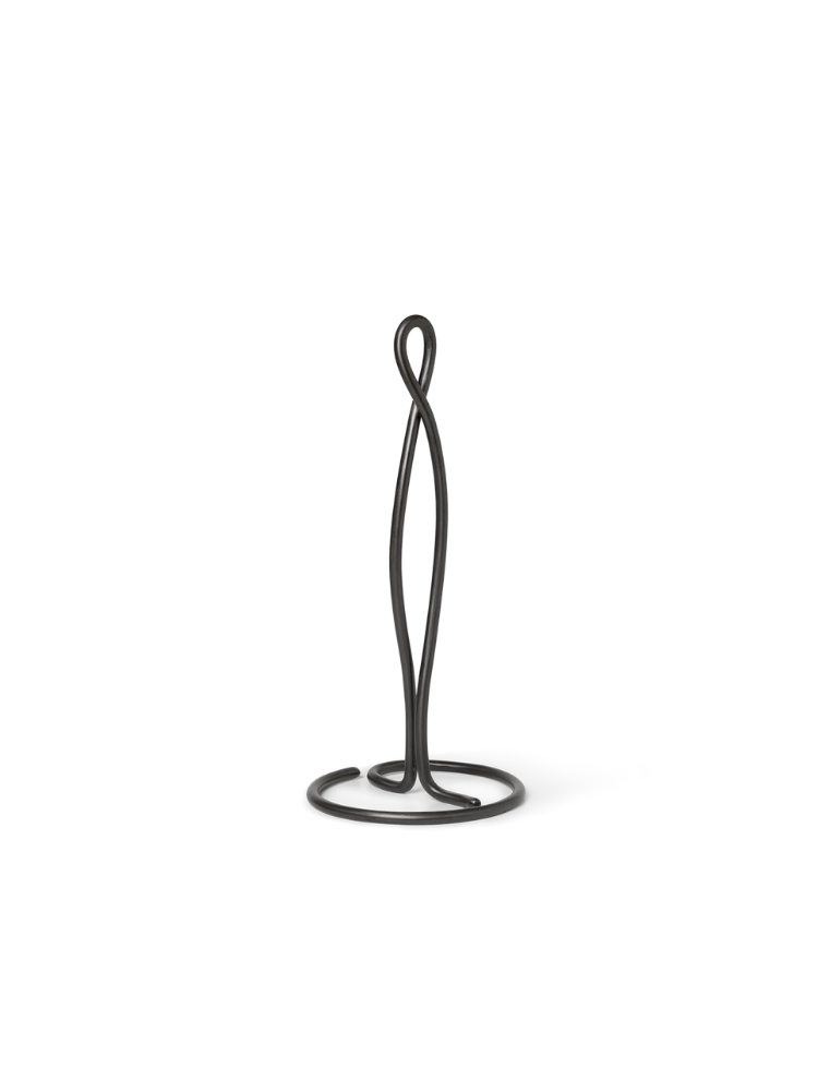 Curvature Paper Towel Holder-Black Brass