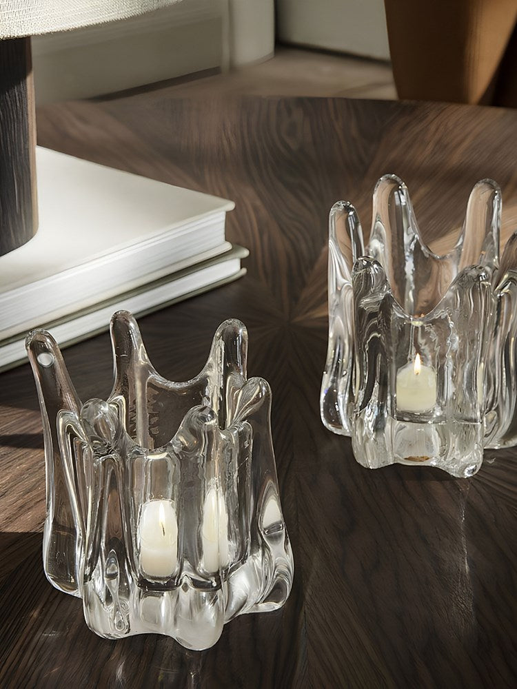 Holo Tealight Candle Holder - Clear (Sample)