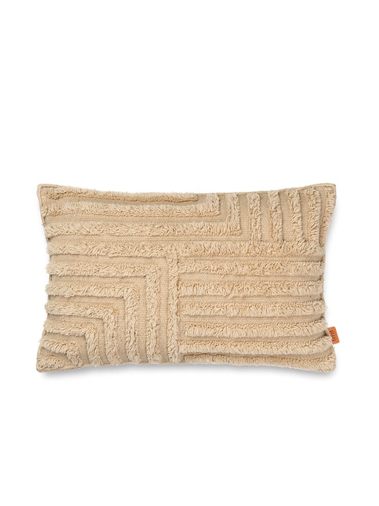 Crease Wool Cushion Rectangle
