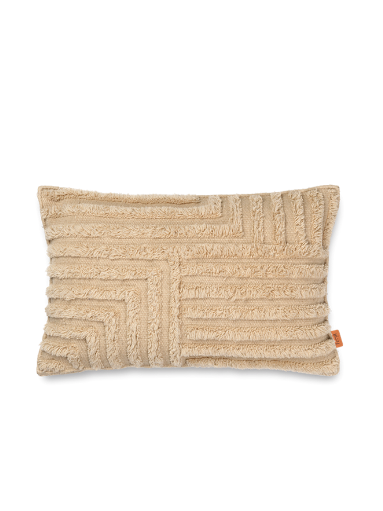 Crease Wool Cushion Rectangle