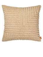 Crease Wool Cushion - Large - Light Sand (Sample)