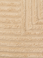 Crease Wool Cushion - Large - Light Sand (Sample)