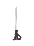 Dito Candle Holder - Single - Dark Brown