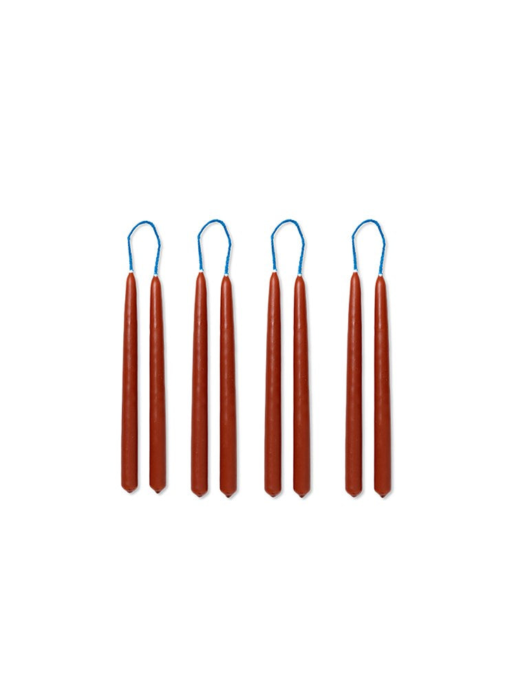 Dipped Candles - Set of 8 - Amber