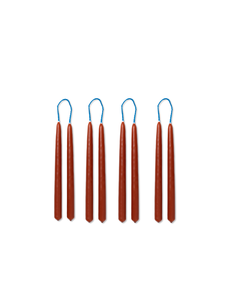 Dipped Candles - Set of 8 - Amber