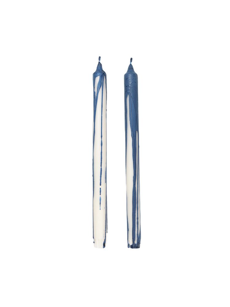 Dryp Candles - Set of 2 - Deep Blue