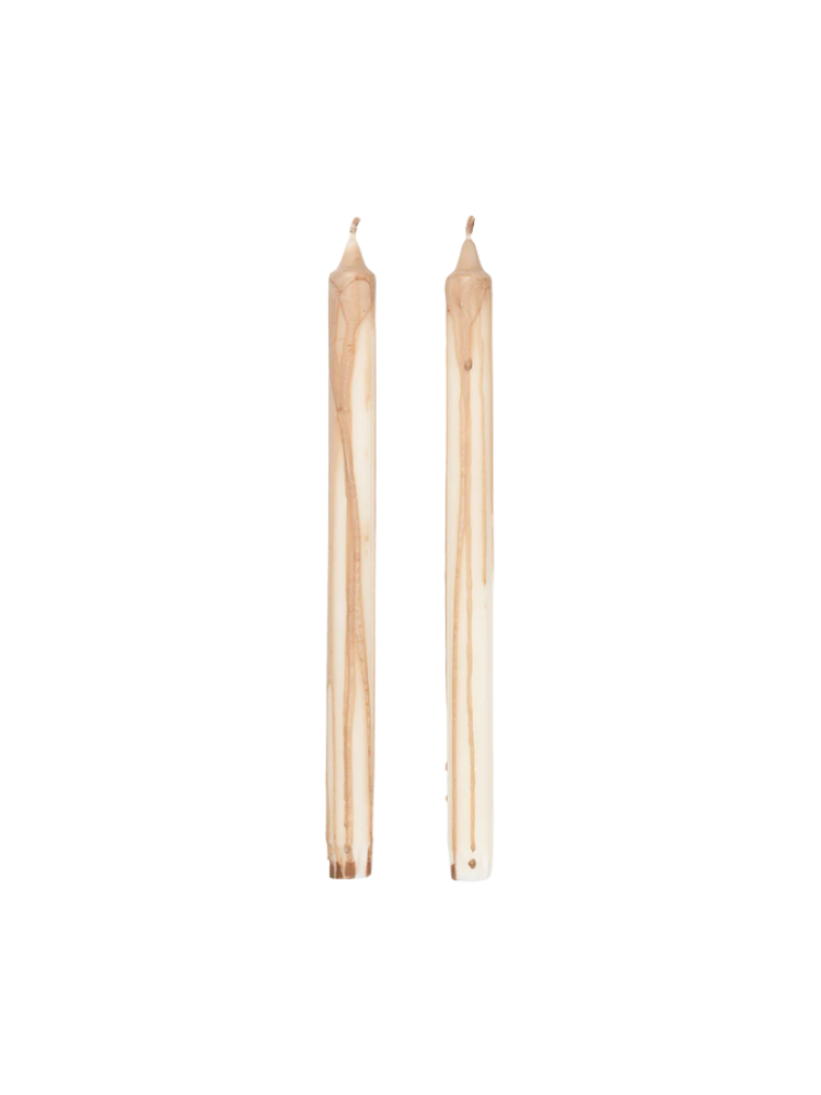Dryp Candles - Set of 2 - Beige