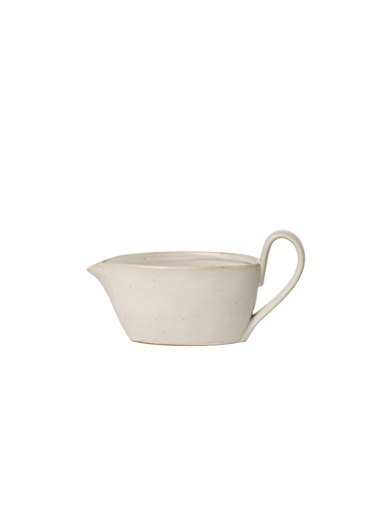 Flow Sauce Boat - Off-white Speckle