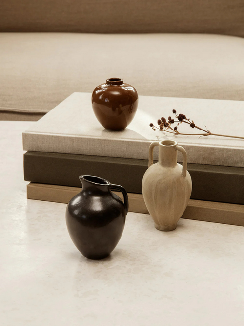 Ary Mini Vase - L - Sand (Sample)