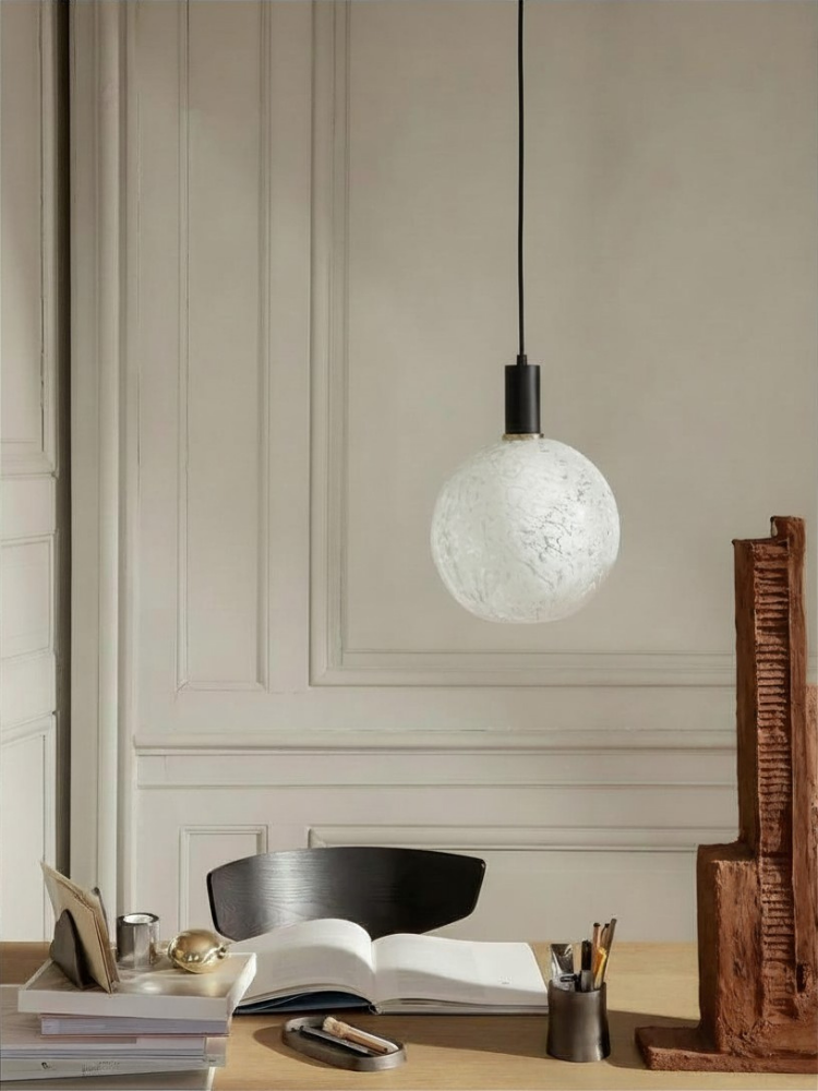 Casca Sphere Shade & Pendant Set Milk