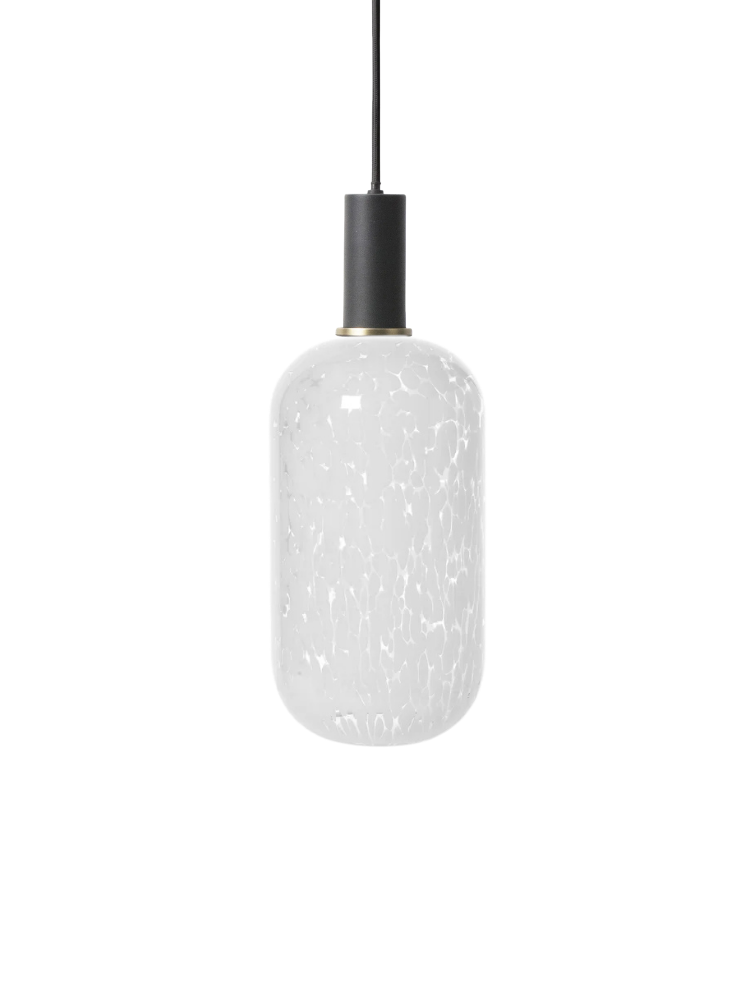 Casca Tall Shade & Pendant Set Milk