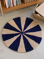 Arch Tufted Rug - Small - Br Blue/Off-W (Sample)