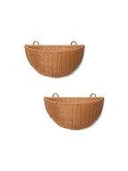 Braided Wall Pockets - Set of 2 - Natural