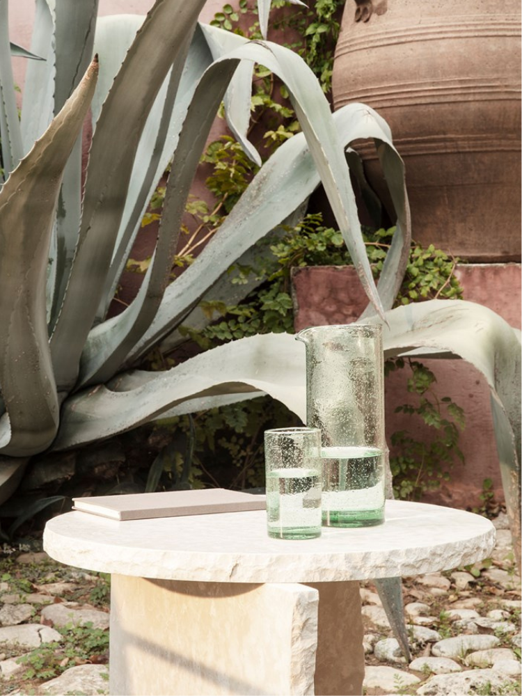 Oli Jug - Recycled clear