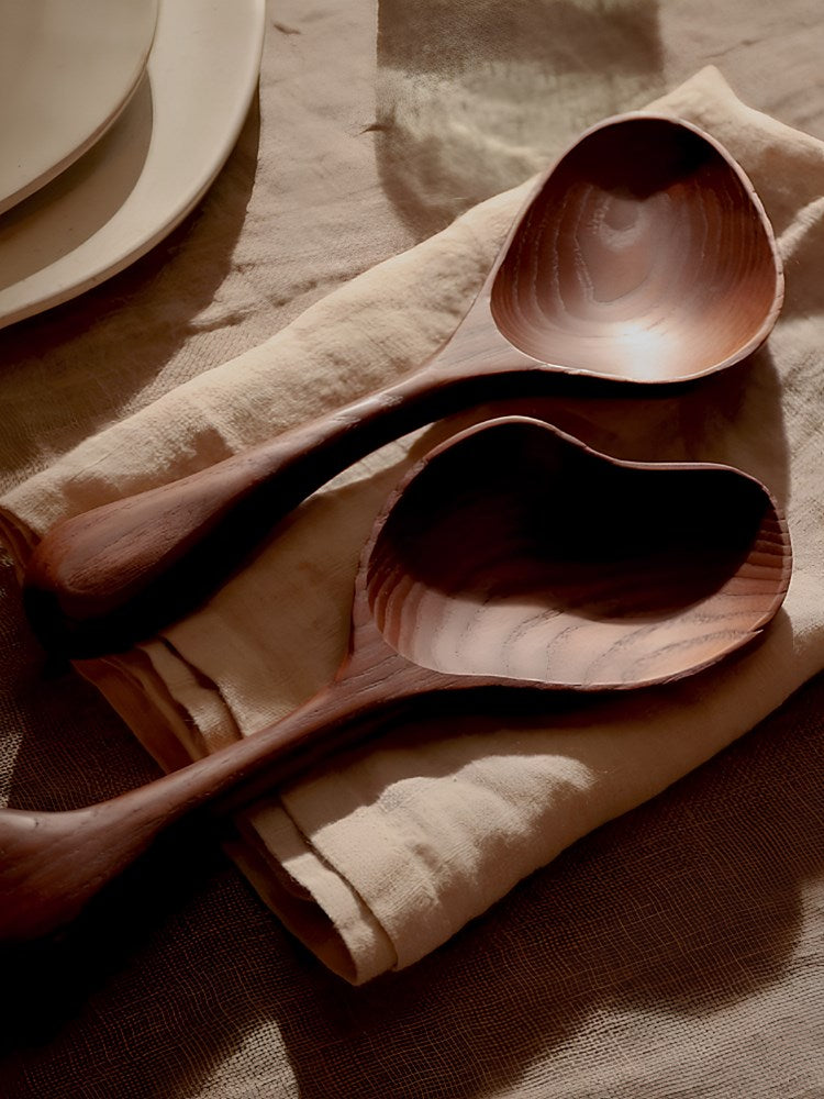 Os Salad Servers - Dark Brown (Sample)