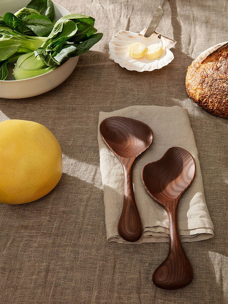 Os Salad Servers - Dark Brown (Sample)