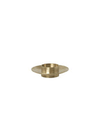 Block Candle Holder - Brass