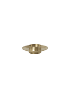 Block Candle Holder - Brass