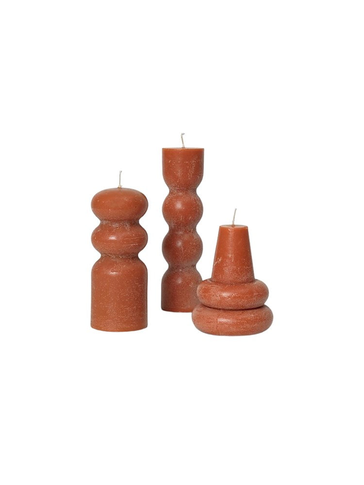 Torno Candles - Set of 3 - Amber