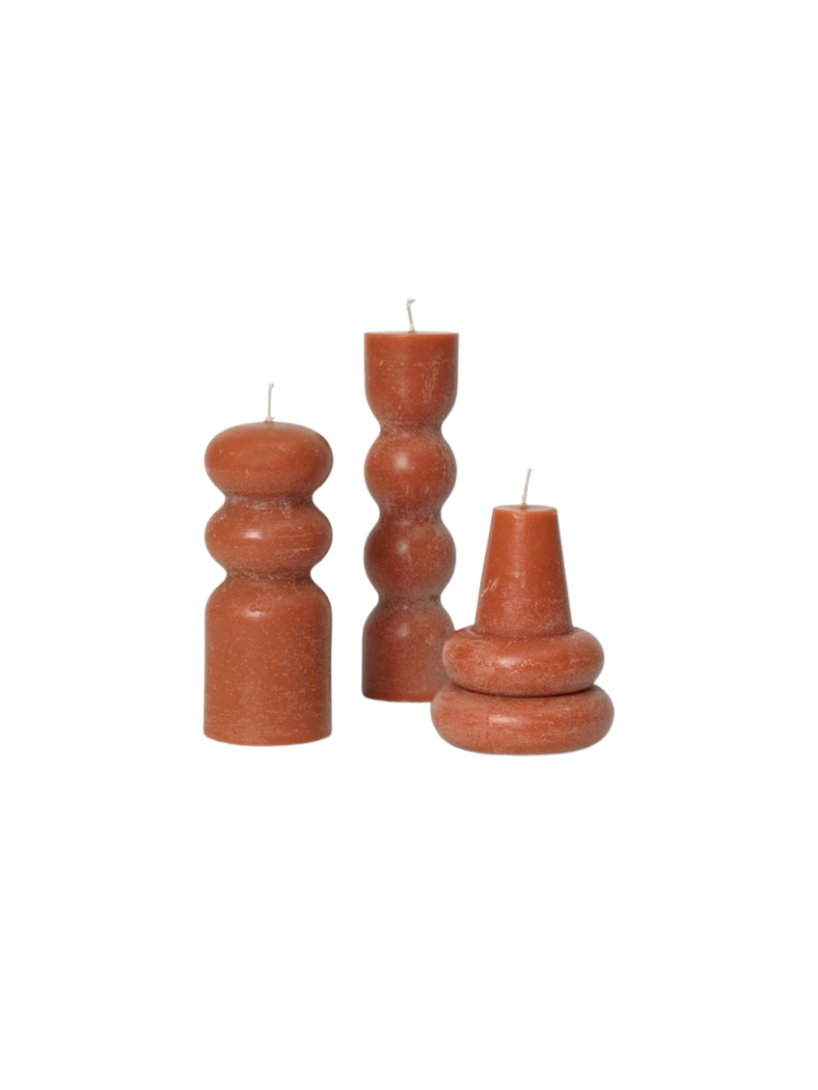 Torno Candles - Set of 3 - Amber