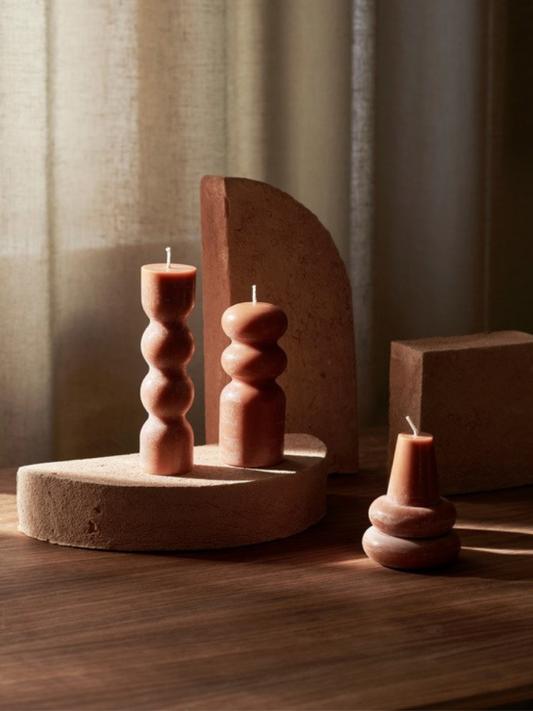 Torno Candles - Set of 3 - Amber