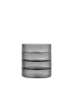 Ripple Serving Bowls - Set of 4 - Smoked Grey