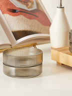Ripple Serving Bowls - Set of 4 - Smoked Grey