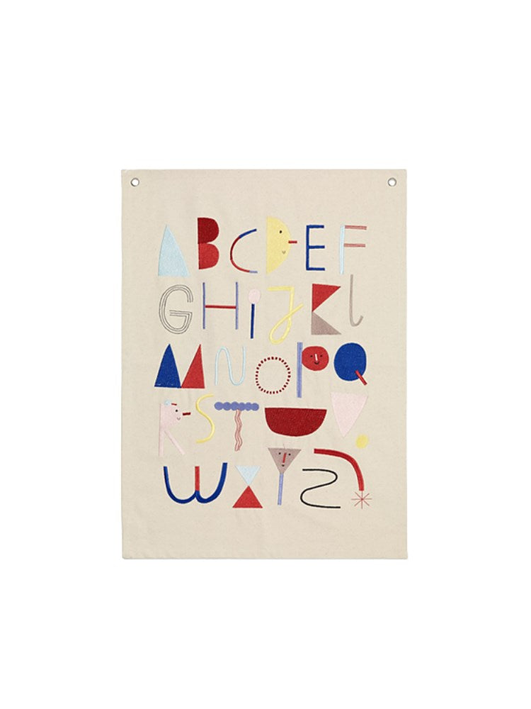 Alphabet Fabric Poster (Sample)