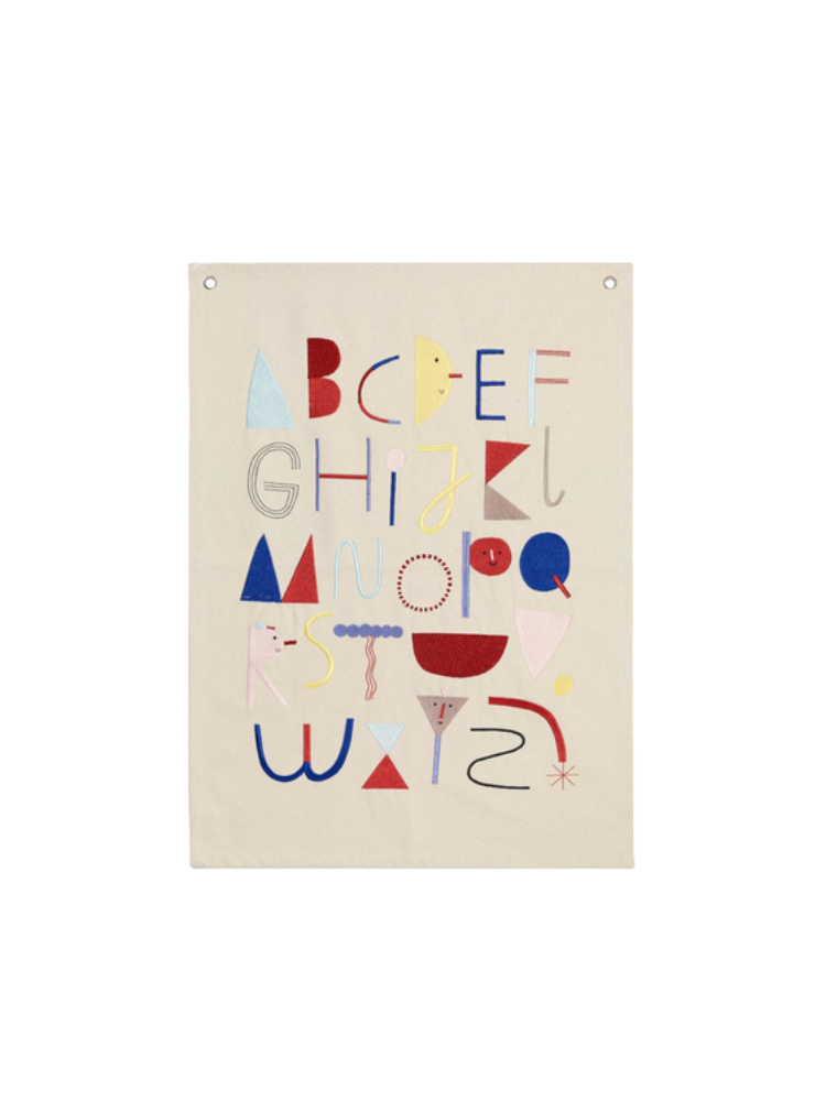 Alphabet Fabric Poster (Sample)