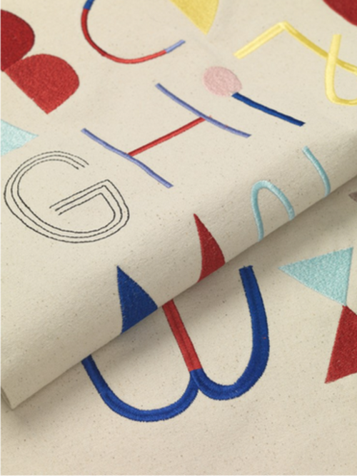 Alphabet Fabric Poster (Sample)
