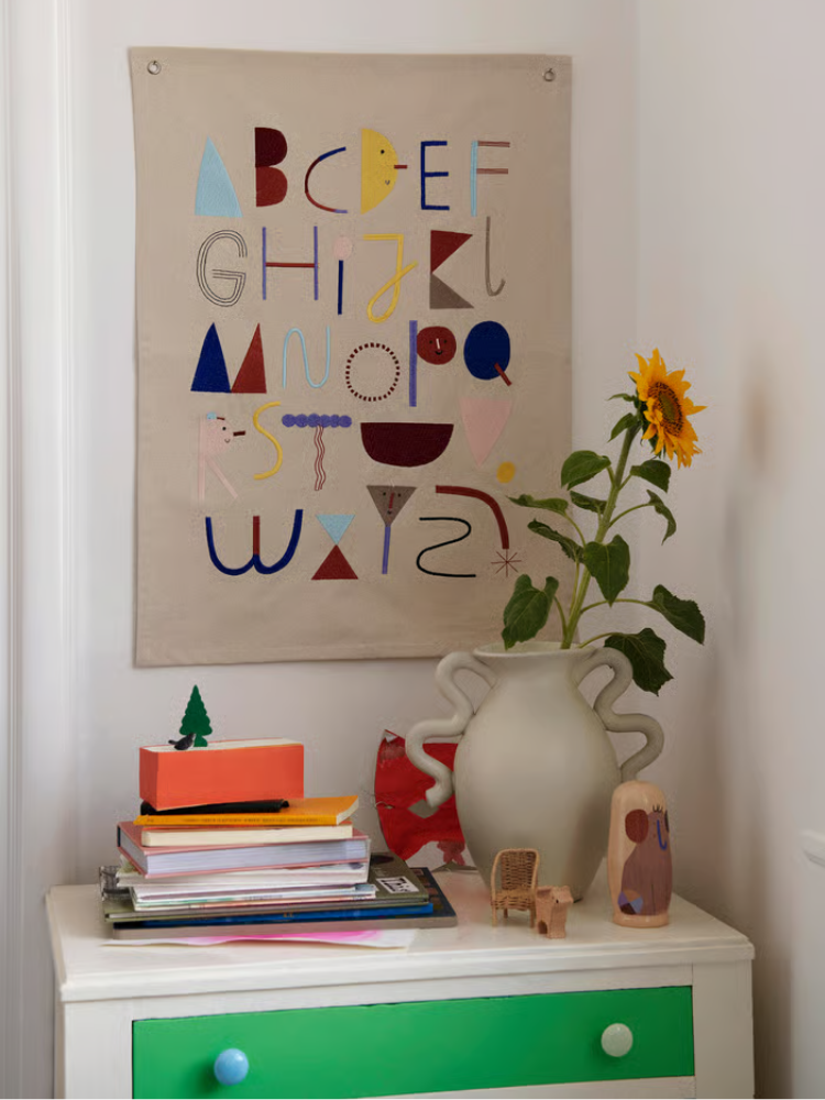 Alphabet Fabric Poster (Sample)