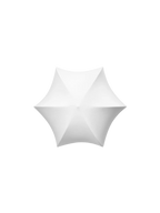 Poem Ceiling/Wall Lamp Dia 60 - White/Cashmere